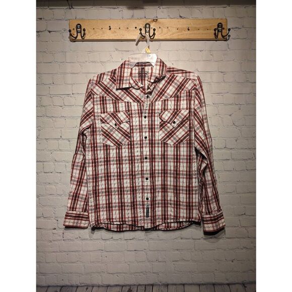 South Pole button down plaid shirt size large - Picture 1 of 4